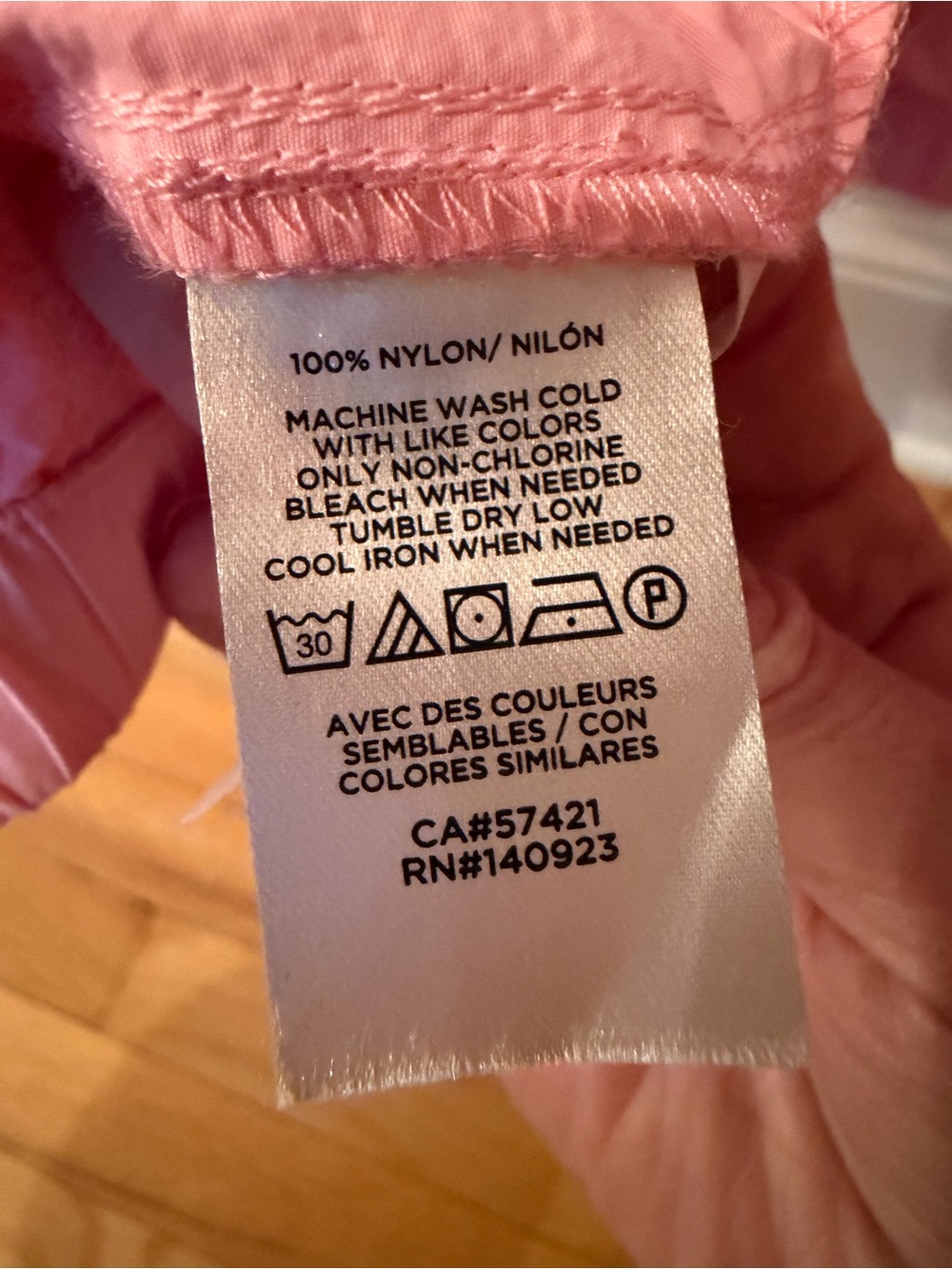 Lou & Grey Pink Hooded Light Jacket - Picture 5 of 5
